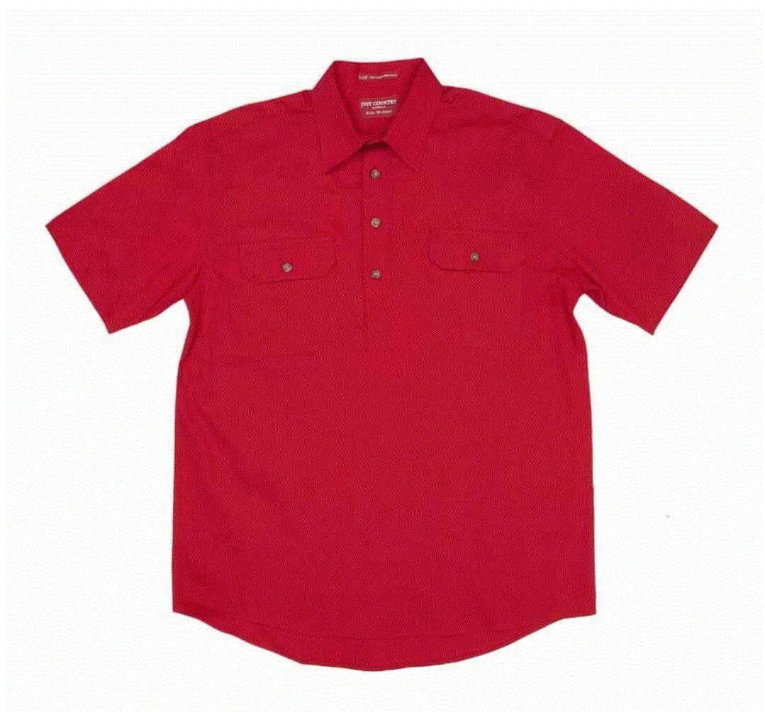 10104CHI Just Country Mens Adam Work Shirt Short Sleeve