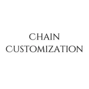 10k White Gold Chain Option