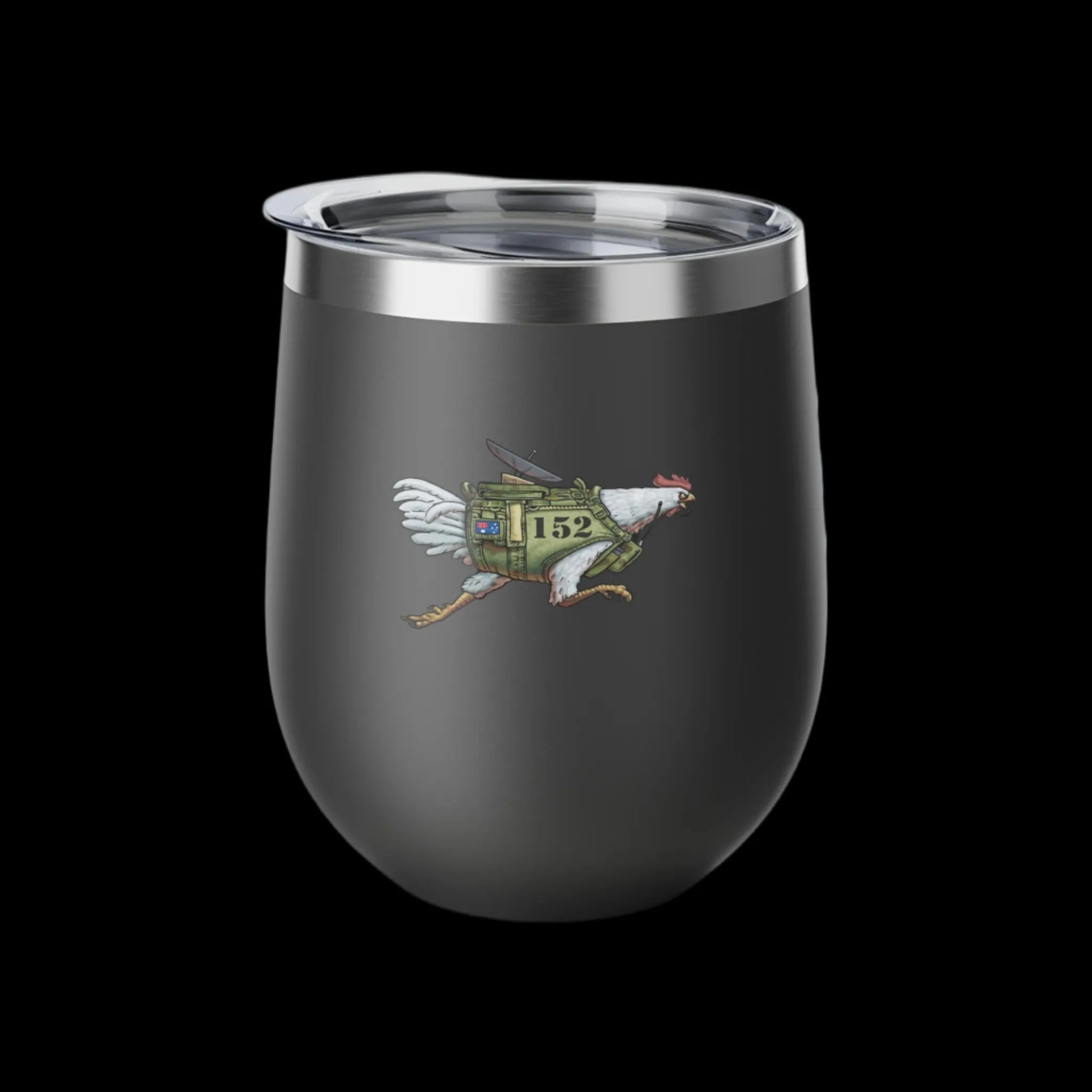152 Signal Squadron Battle Chook Insulated Travel Cup