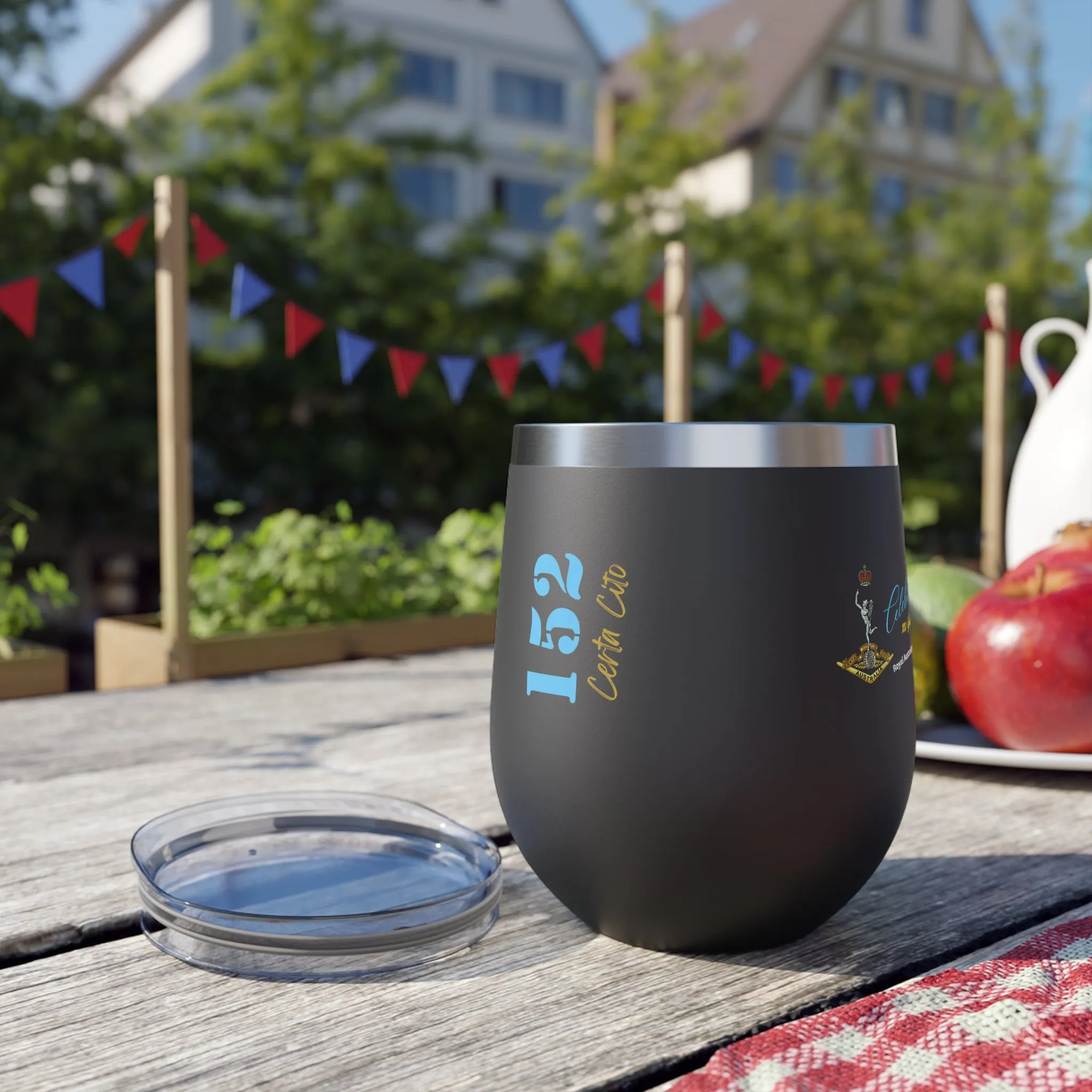 152 Signal Squadron Battle Chook Insulated Travel Cup