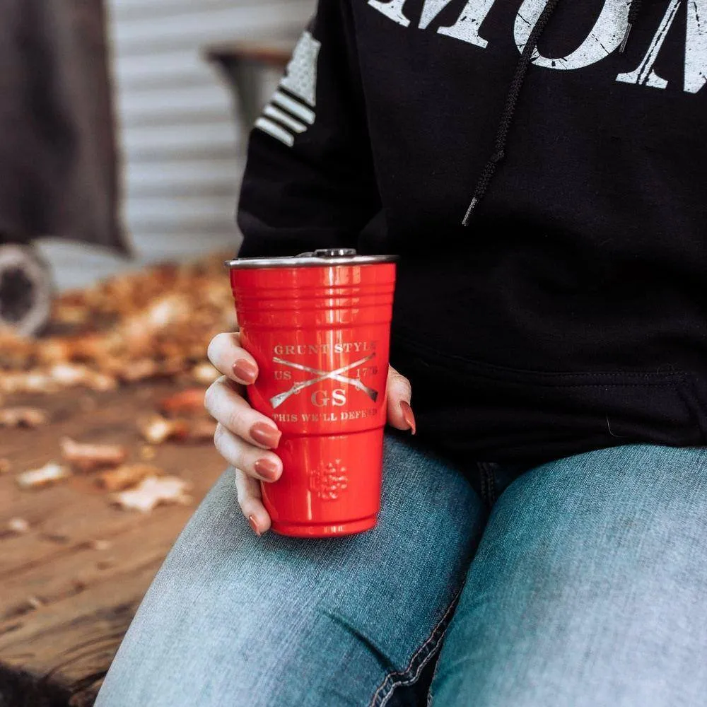 16oz Stainless Steel Party Cup