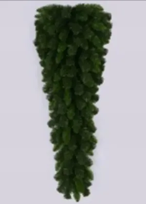36" Valley Pine Teardrop w/125 Tips - Green CVTD036