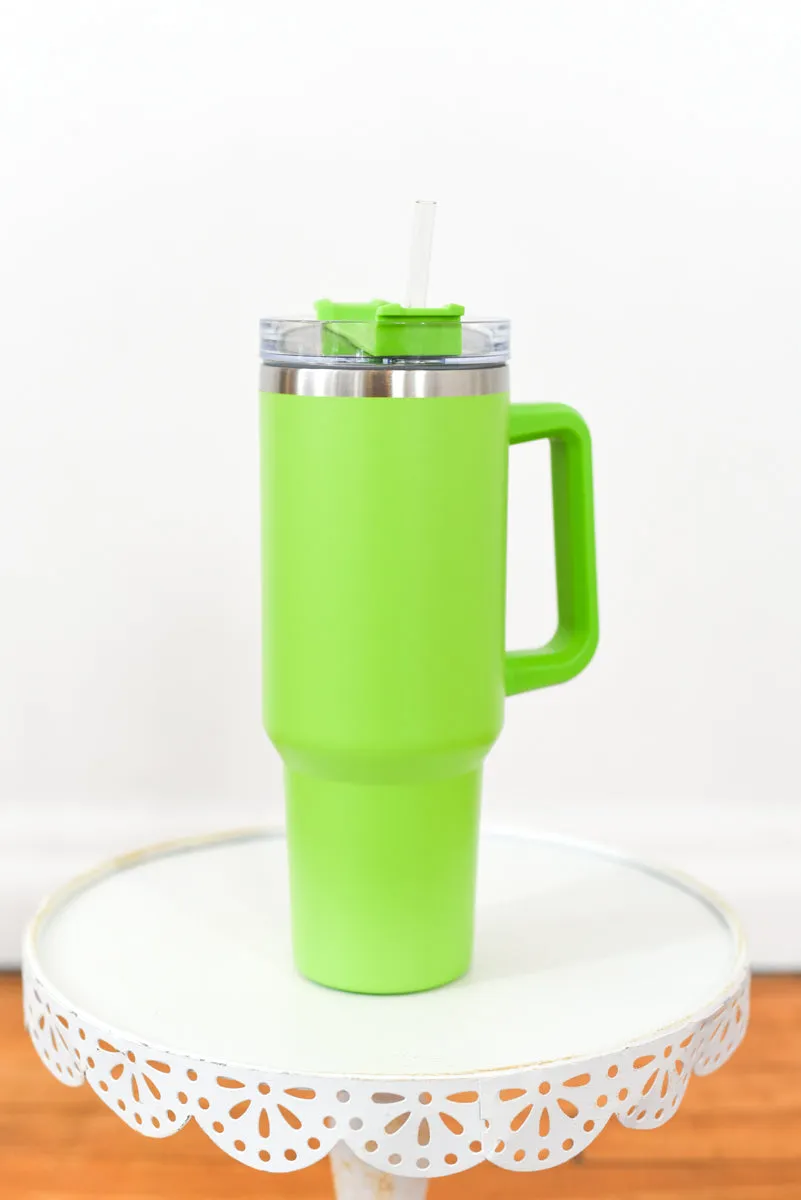 40 oz. Stainless Steel Tumbler with Handle