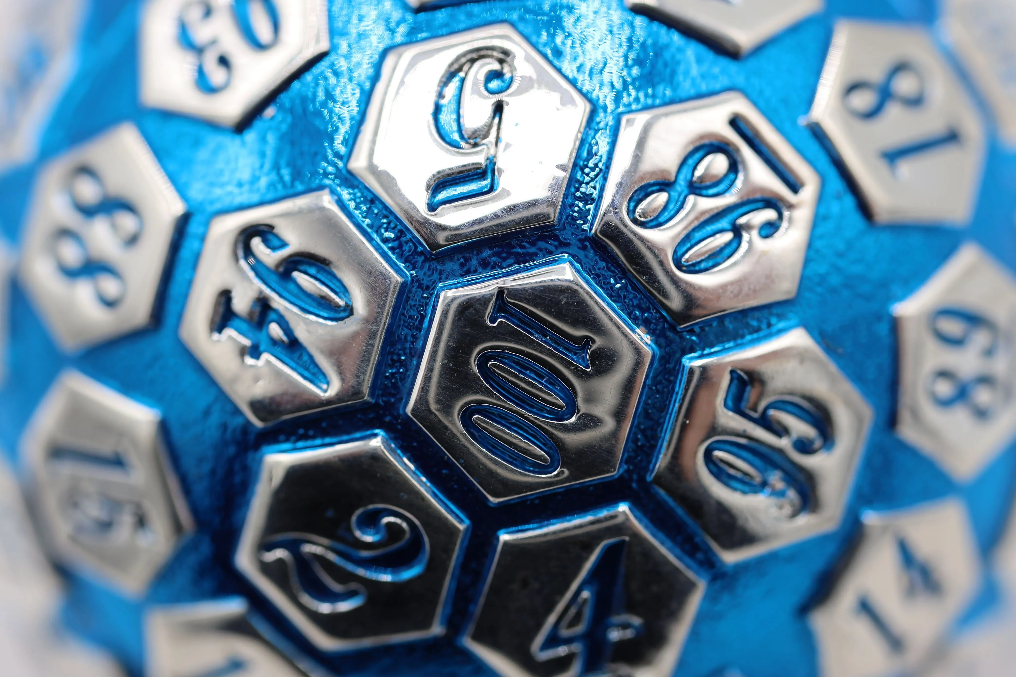 45mm Metal D100 - Blue & Silver