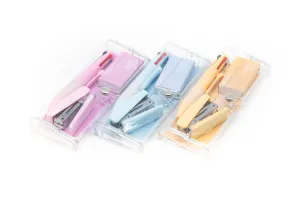 4pc Stapler Stationery Set with Button Case