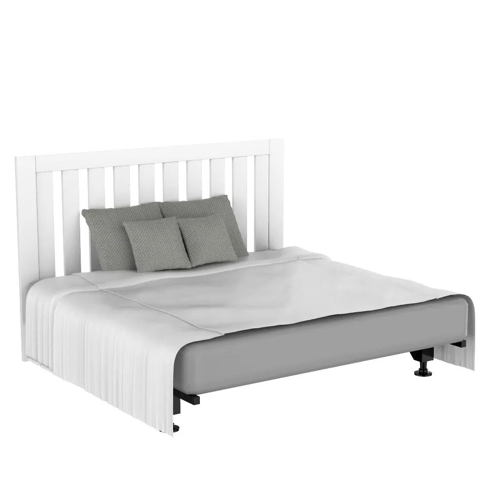 Adriana convertible crib, white