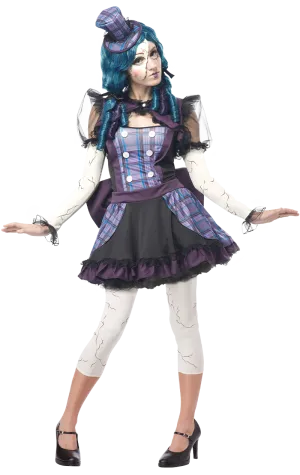 Adult Broken Doll Halloween Costume