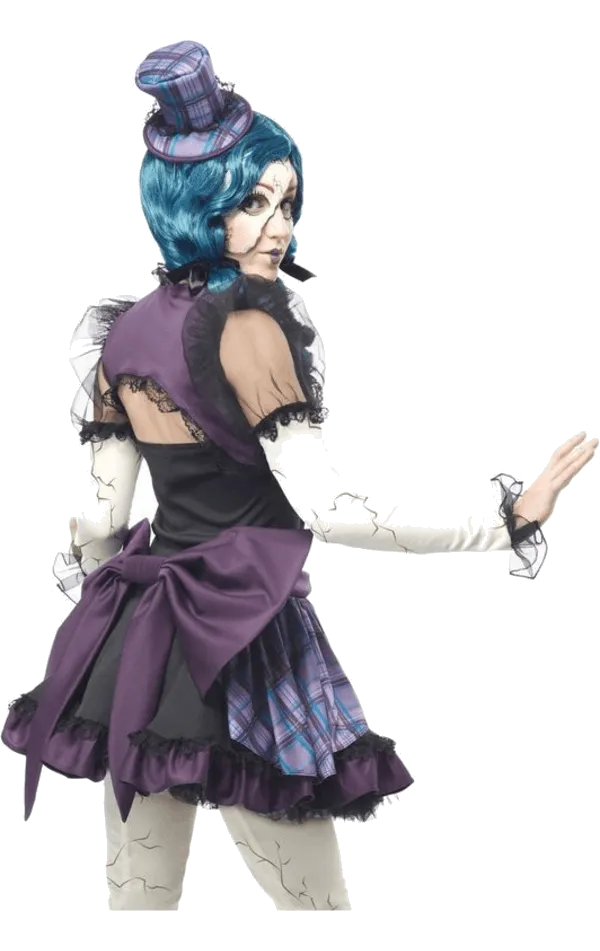 Adult Broken Doll Halloween Costume
