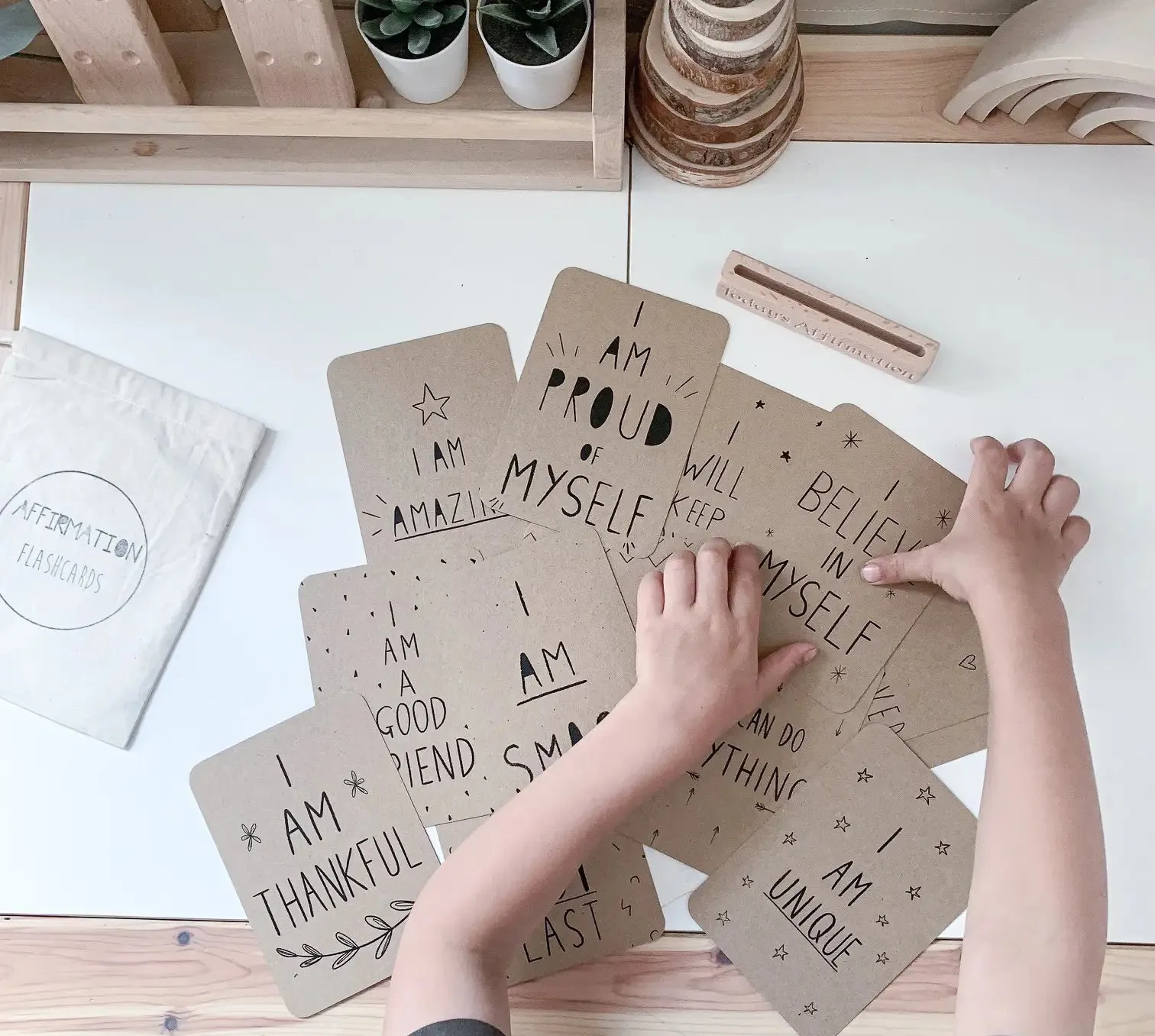 Affirmation Flashcard Stand