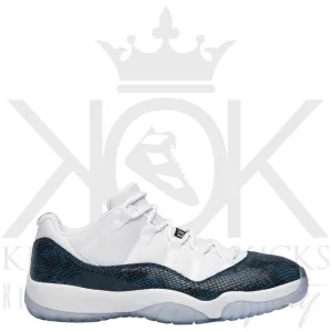 Air Jordan 11 Low Snakeskin Navy