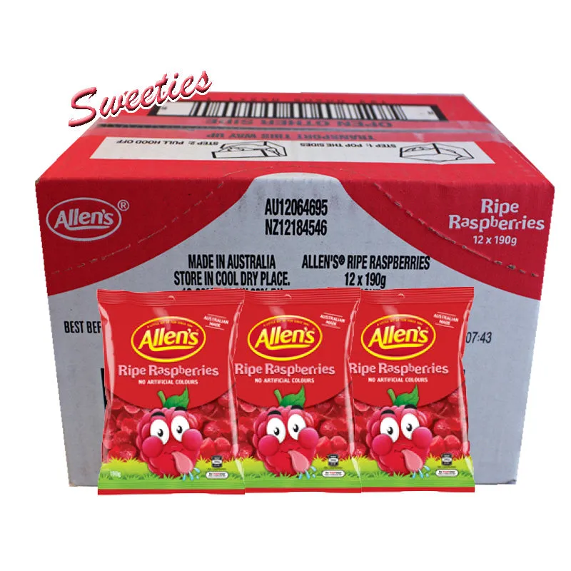 Allen's Ripe Raspberries 190g