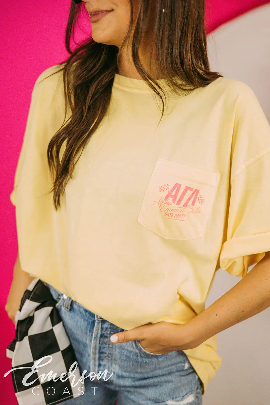 Alpha Gamma Delta Date Party Nascar Tee