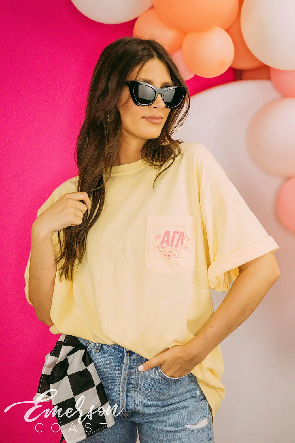 Alpha Gamma Delta Date Party Nascar Tee