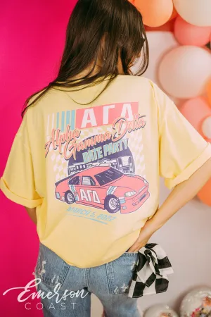 Alpha Gamma Delta Date Party Nascar Tee