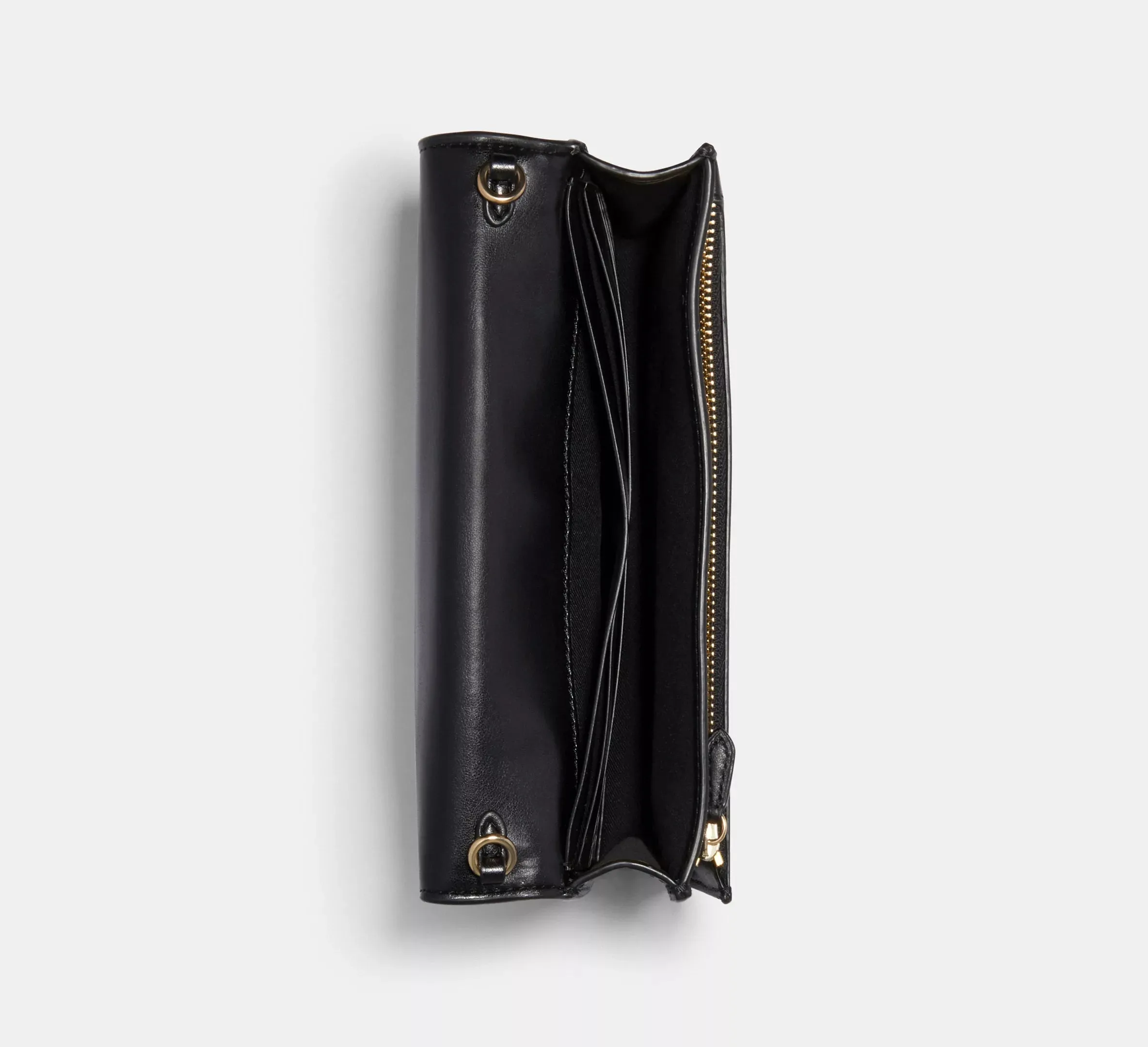 Anna Foldover Clutch Crossbody In Signature Canvas