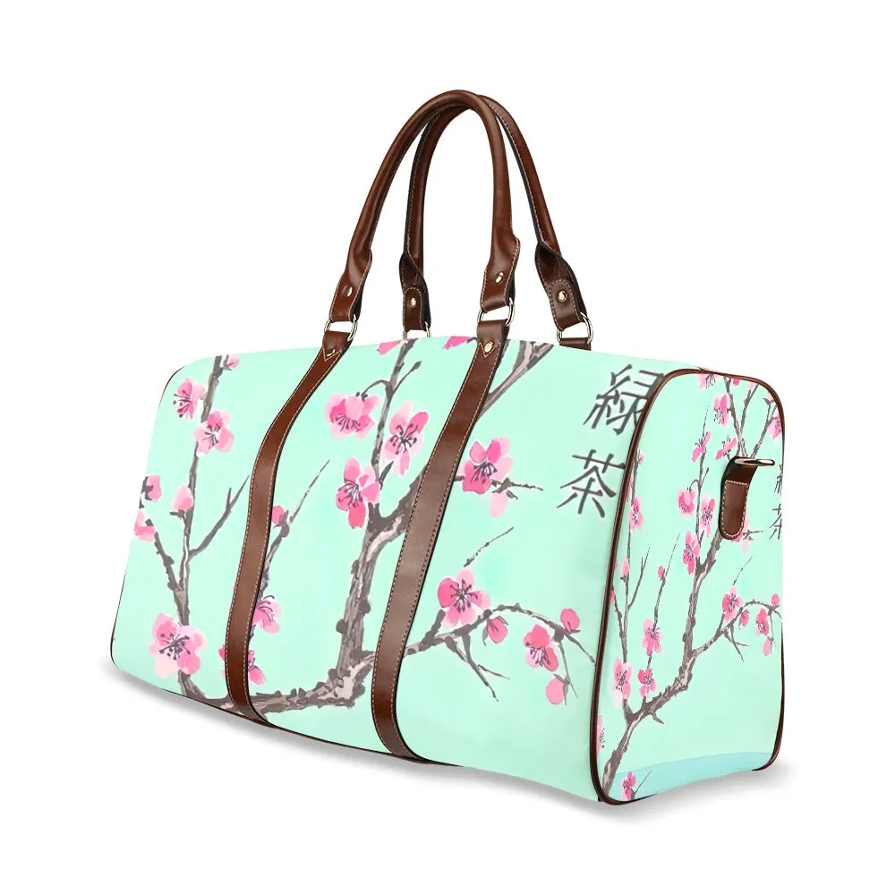 Arizona Green Tea Pattern Travel Bag Brown (Small)