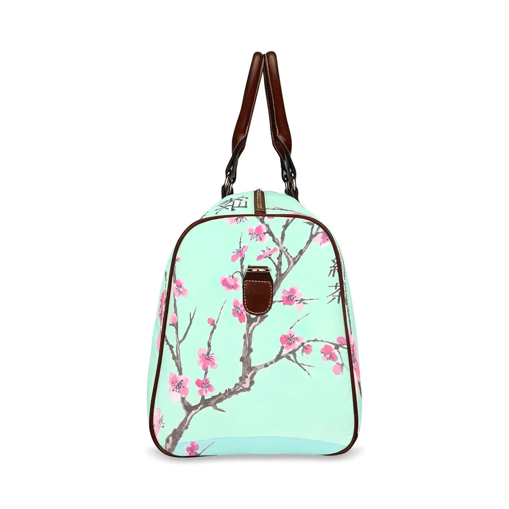 Arizona Green Tea Pattern Travel Bag Brown (Small)
