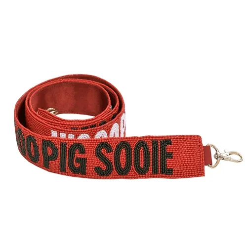 Arkansas Razorbacks Beaded Purse Strap