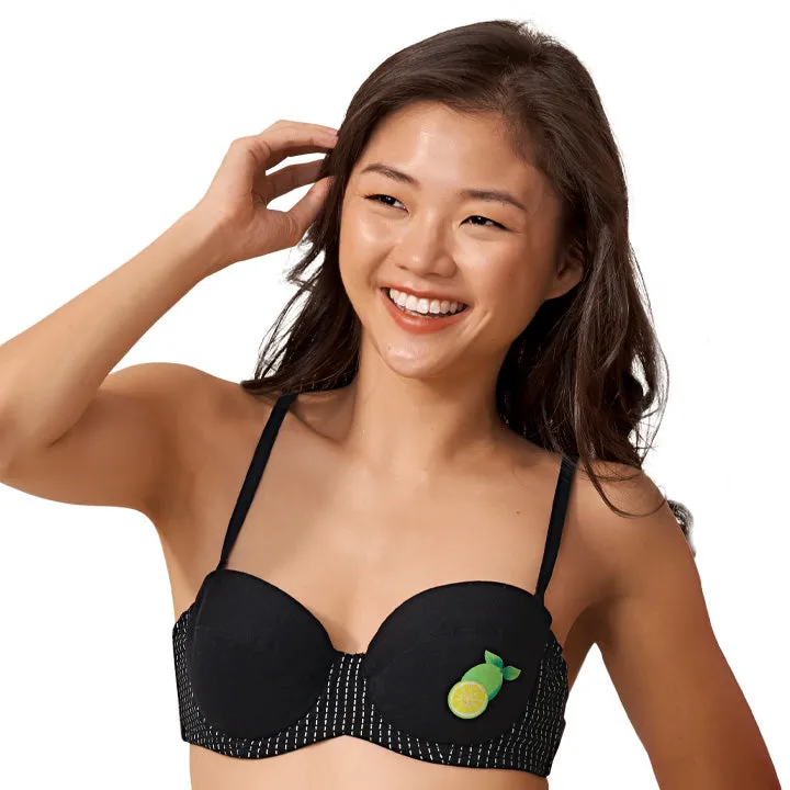 Avon Fashions Missy Macy Underwire Convertible Bra - Black