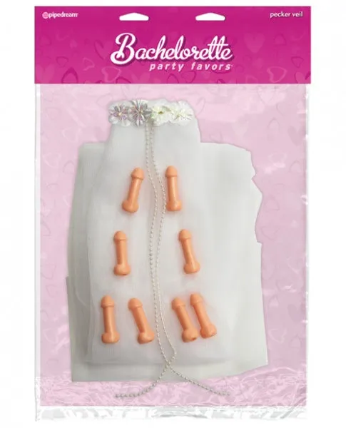 Bachelorette Party Favors Pecker Veil