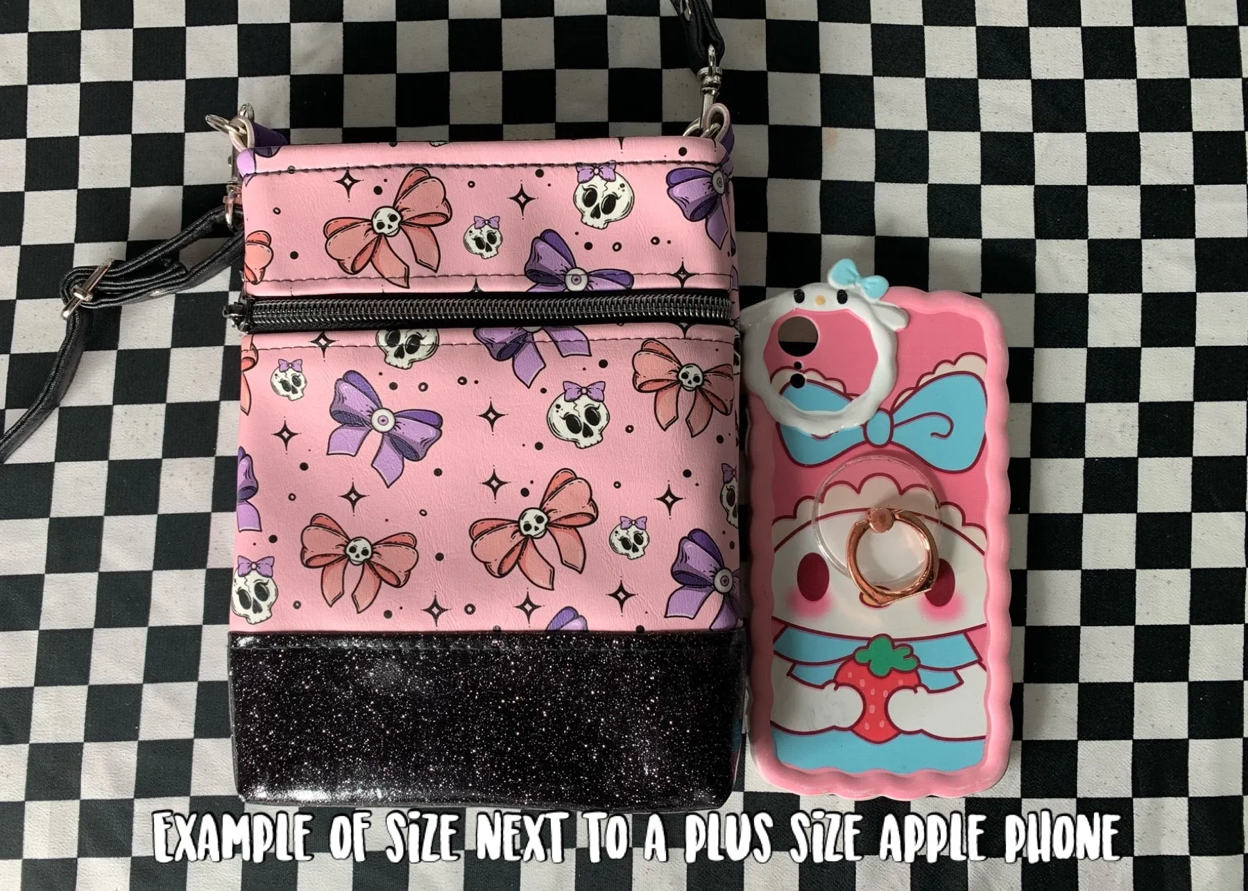 Barbie inspired fan art crossbody bag