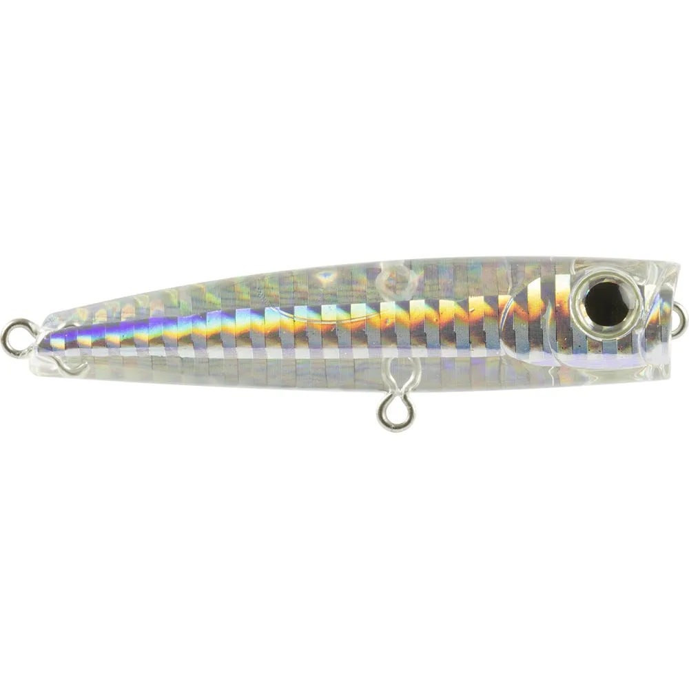 Bassday Crystal Pop Clear Surface Popper Fishing Lure - 55mm