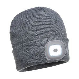 Beanie with Rechargeable LED Headlight