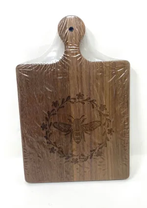 Bee Walnut Wood Cheeseboard