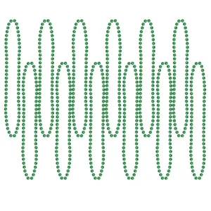 Beistle Green Party Beads (12/pkg) - Party Supply Decoration for General Occasion