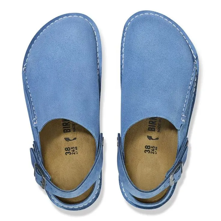 BIRKENSTOCK- LUTRY PREMIUM SUEDE LEATHER CLOG
