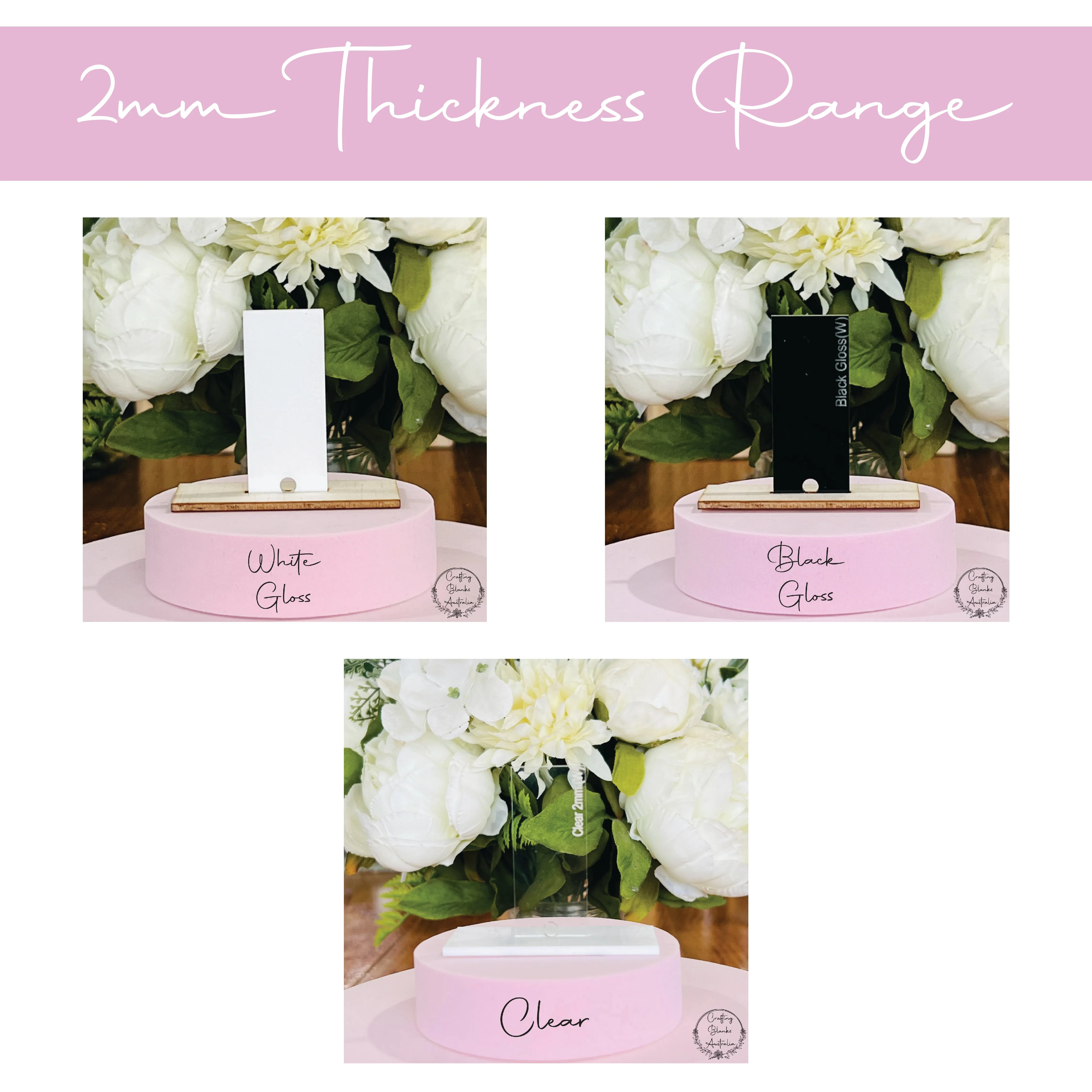 Birthday Cake • Arch Blank Tag • 30mm x 60mm