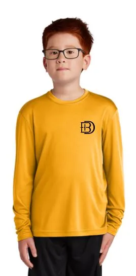 Black Dragons No Mercy Youth Cooling Performance Long Sleeve T-Shirt