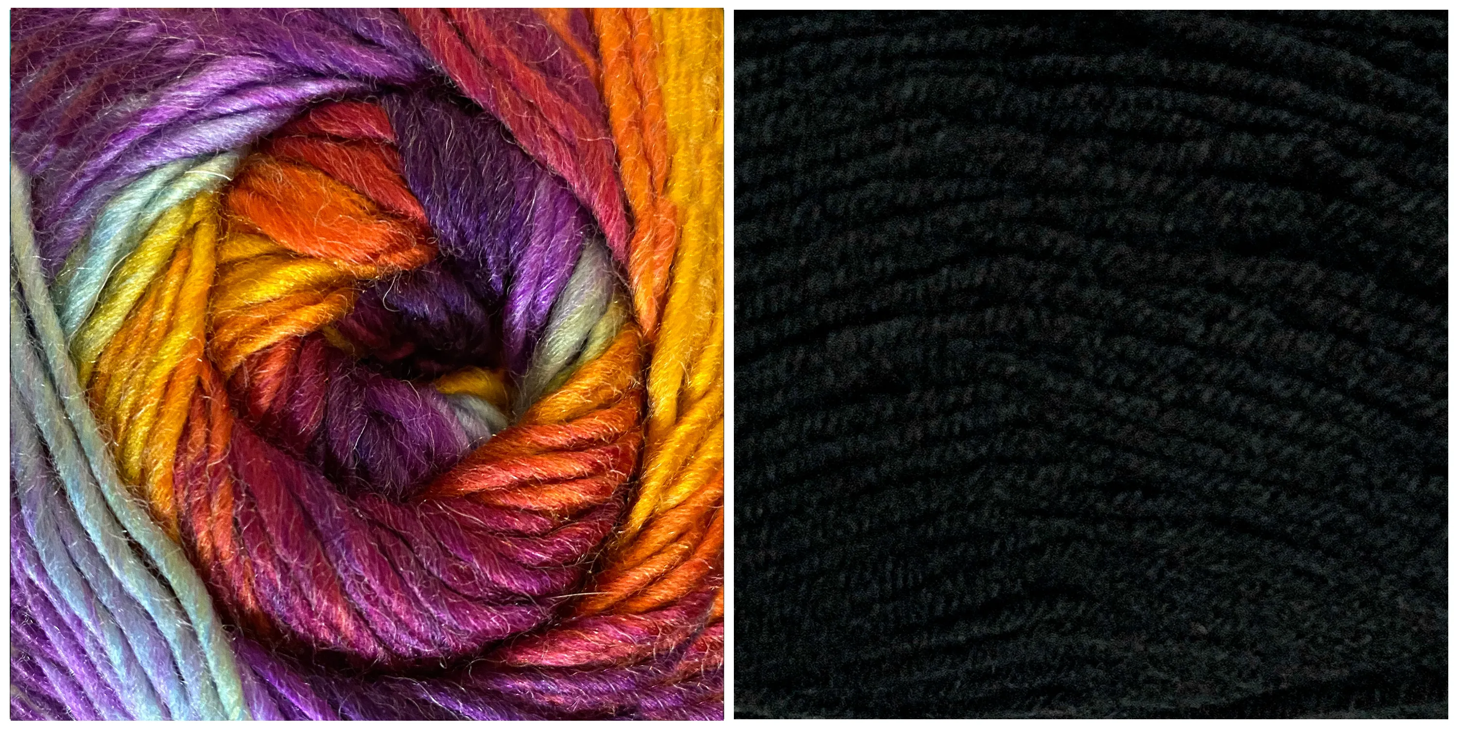 BLACK   EASY TO LOVE - Embossed Fascination Shawl KIT