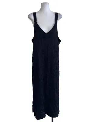 Black Plain Slip Dress