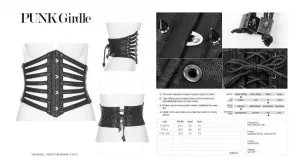 Black - Punk Girdle -