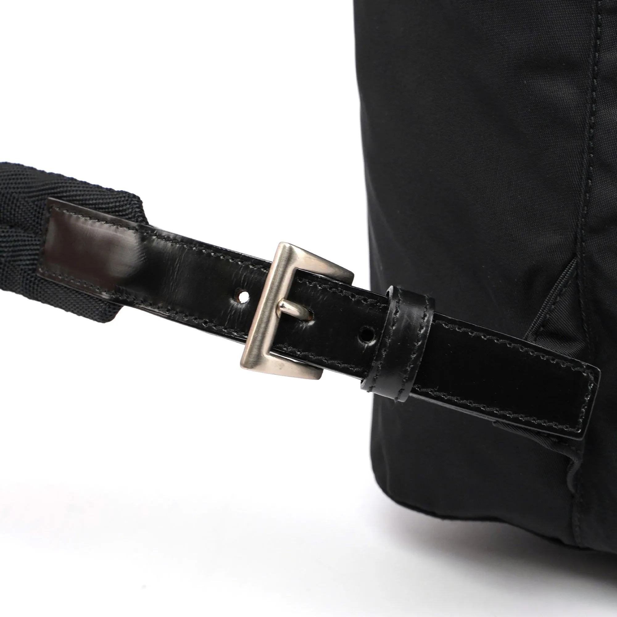 Black Tessuto Nylon Backpack