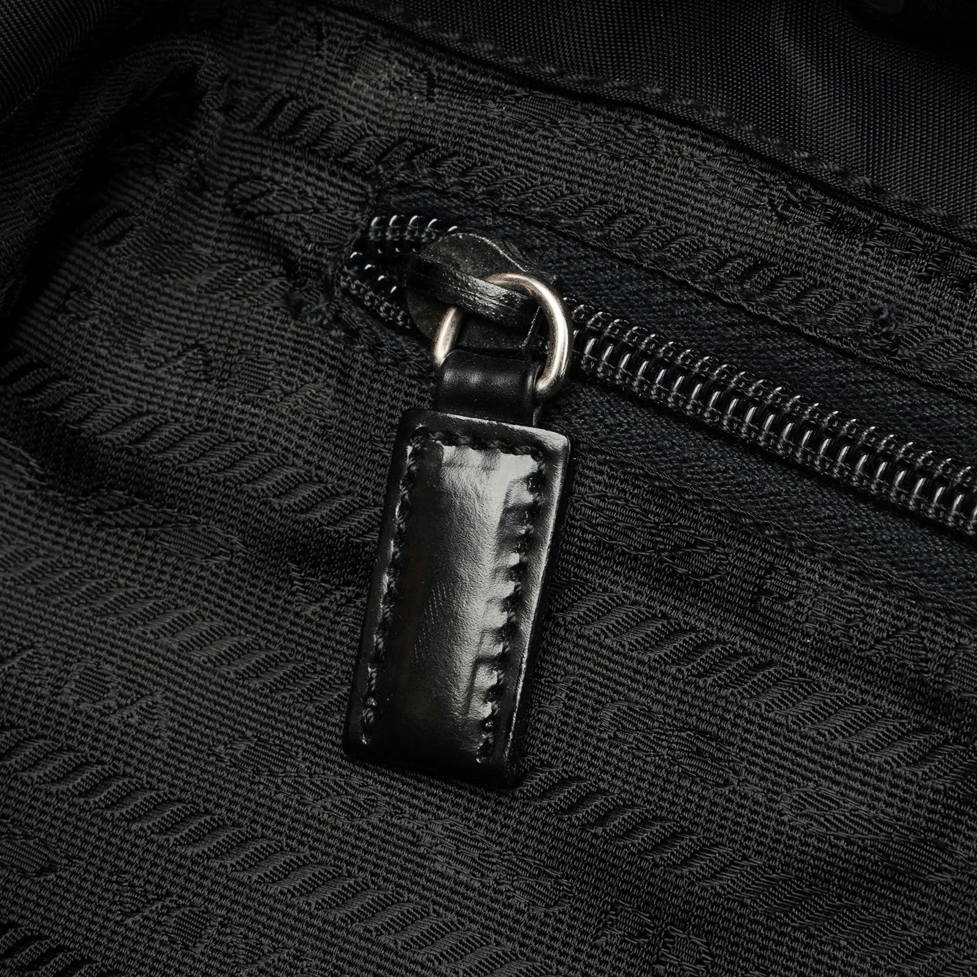 Black Tessuto Nylon Backpack