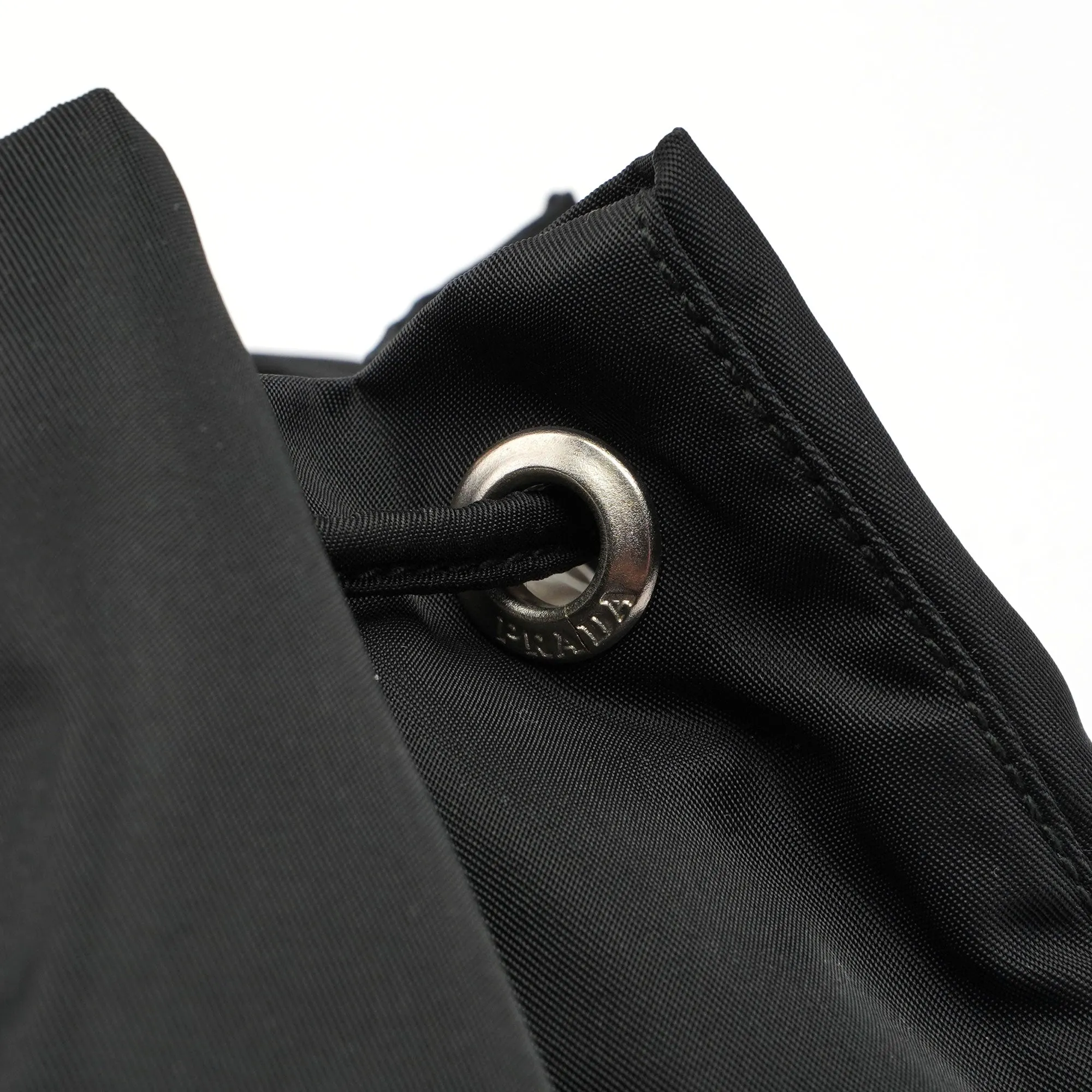 Black Tessuto Nylon Backpack