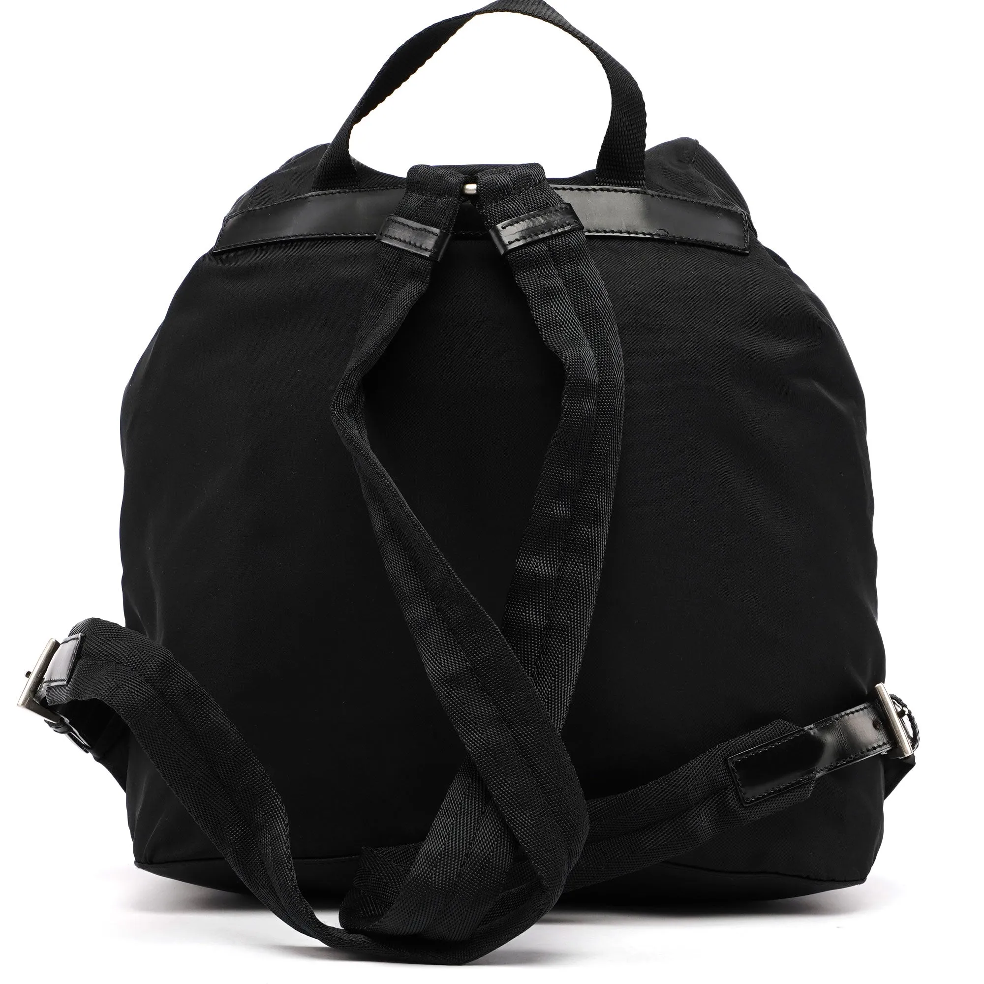 Black Tessuto Nylon Backpack