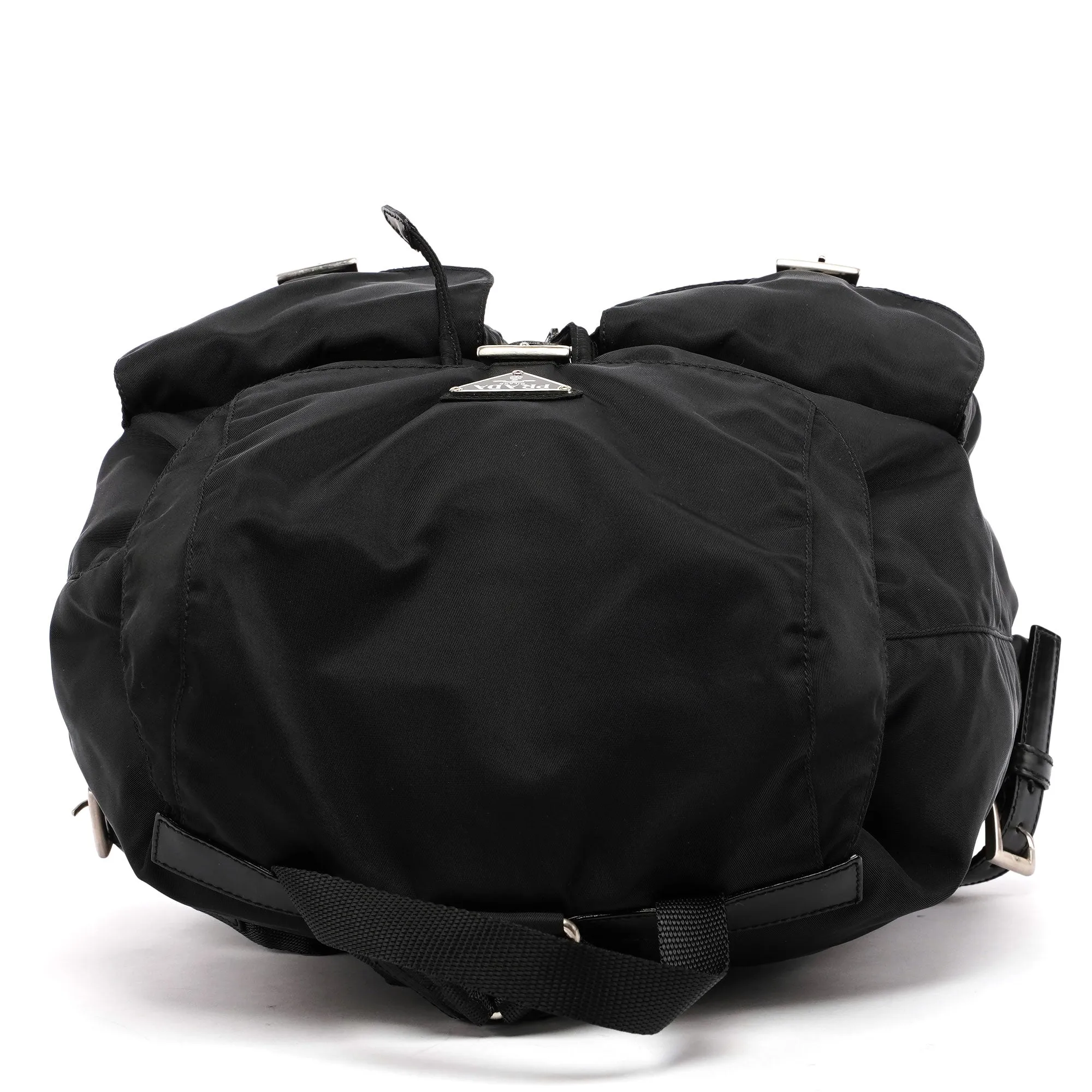 Black Tessuto Nylon Backpack