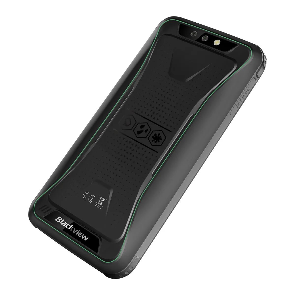 Blackview BV5500 Pro 4G Mobile Phone IP68 Waterproof 5.5"" HD  Android 9.0 3GB RAM 16GB ROM  8.0MP Camera NFC Green