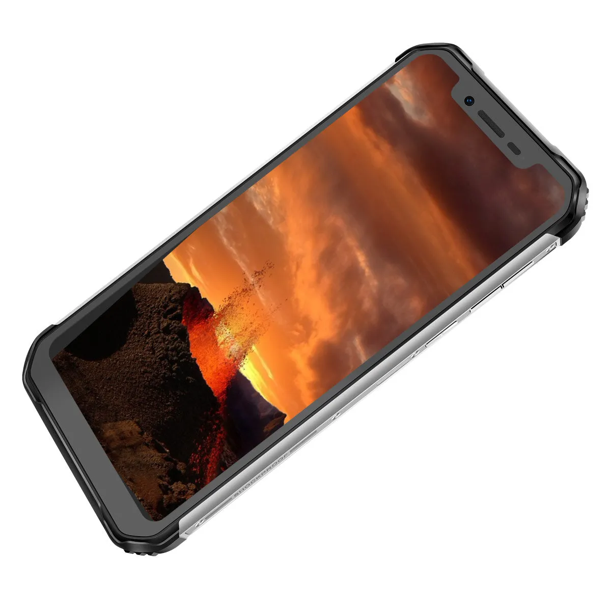 Blackview BV9600E Mobile Phone Waterproof Helio P70 Global 4G 6.21"" Android 9.0 Smartphone 4GB RAM 128GB MT6771T 5580mAh Silver_Non-European regulations