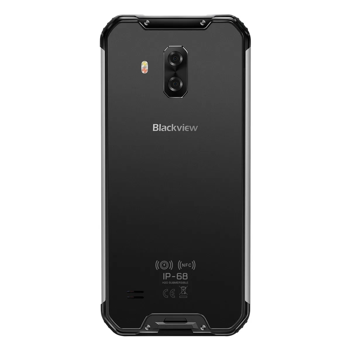 Blackview BV9600E Mobile Phone Waterproof Helio P70 Global 4G 6.21"" Android 9.0 Smartphone 4GB RAM 128GB MT6771T 5580mAh Silver_Non-European regulations