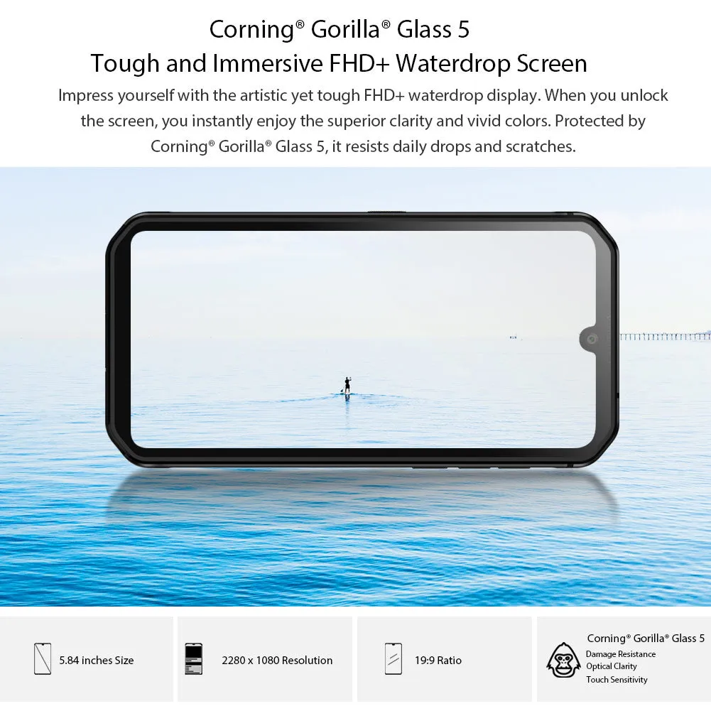 Blackview BV9900 Pro Thermal Camera Mobile Phone Helio P90 Octa Core 8GB 128GB IP68 Rugged Smartphone 48MP Quad Rear Camera Silver_Non-European regulations