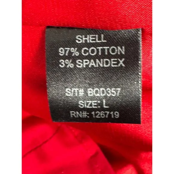 Blaque Label Ruffle Front Stretch Mini Dress in Red Size L