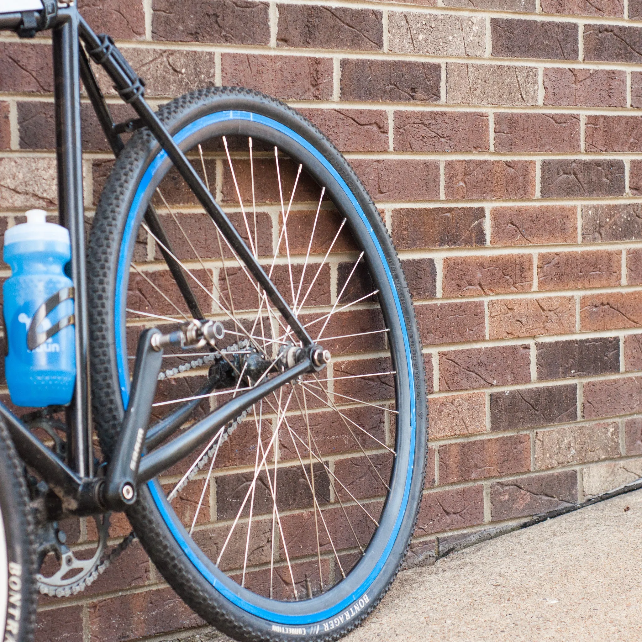 Blue Reflective Wheel Stripes