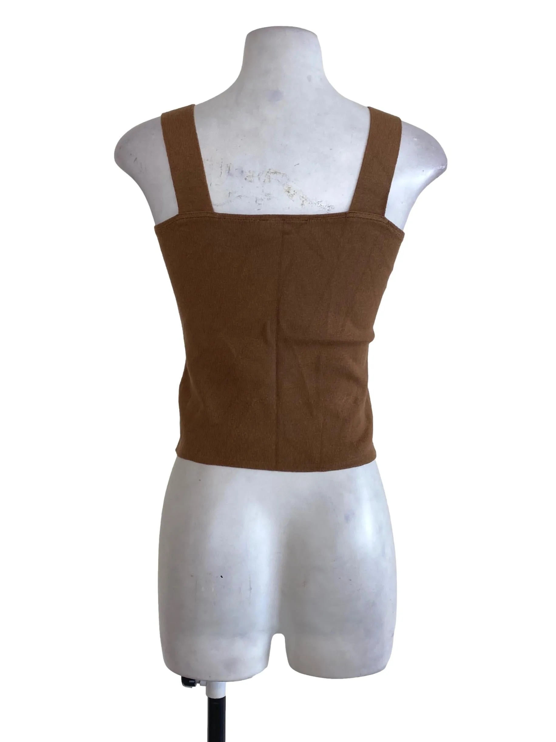 Brown Knitted Top TCL