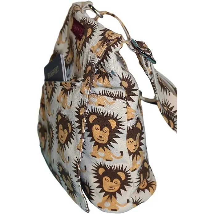 Bungalow 360 Small Messenger Bag lion