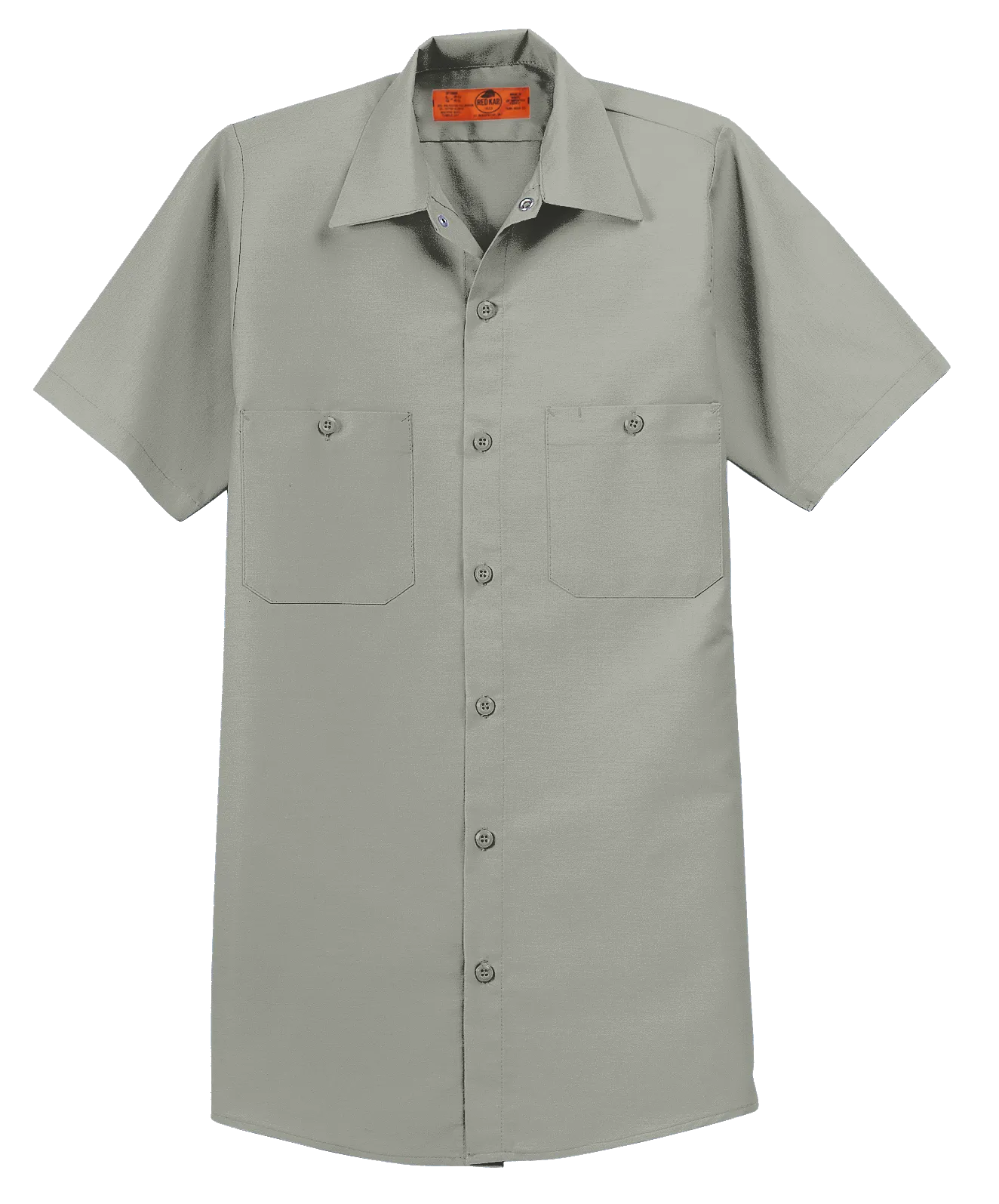 C1743M Mens Short Sleeve Industrial Work Shirt