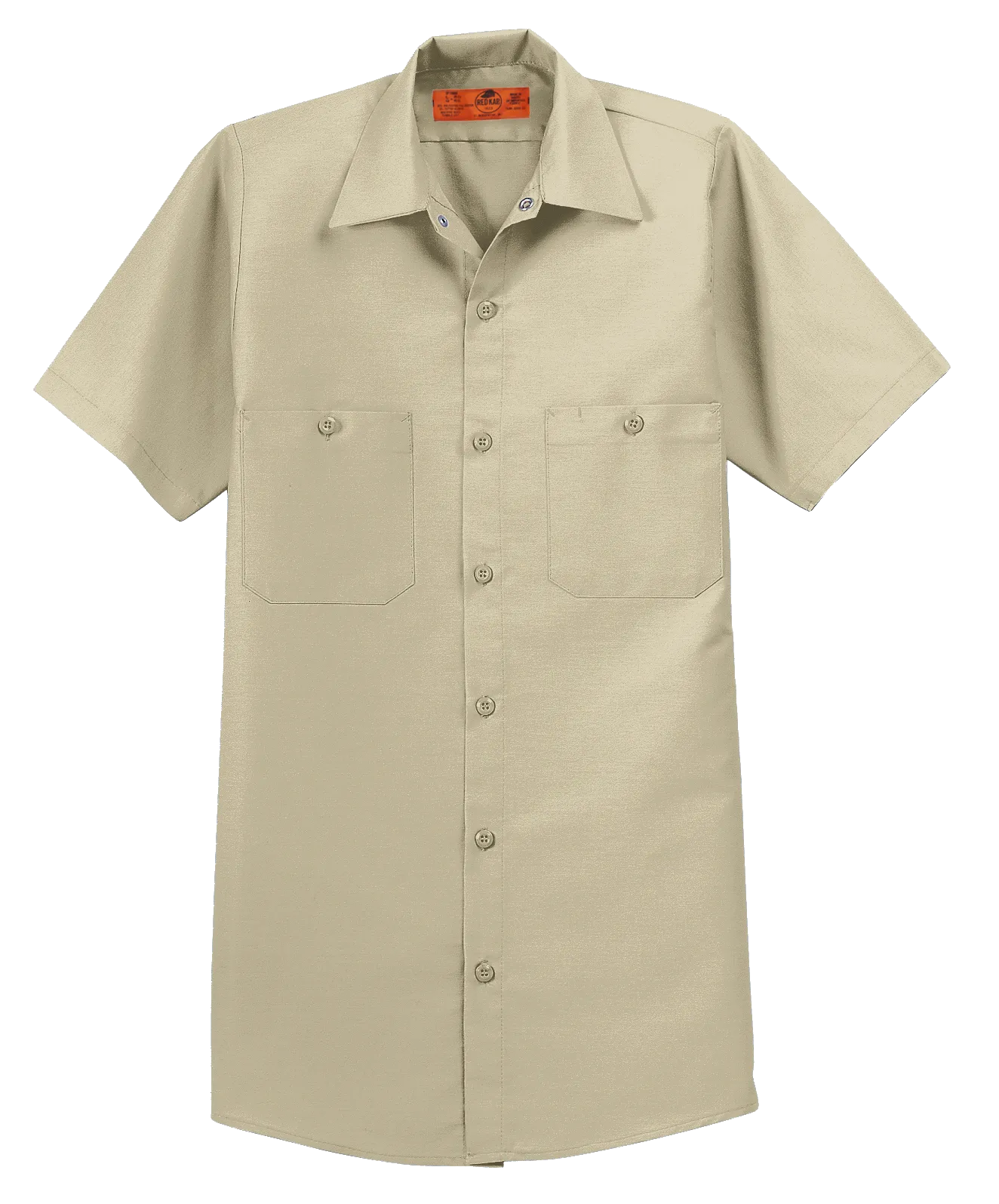 C1743M Mens Short Sleeve Industrial Work Shirt